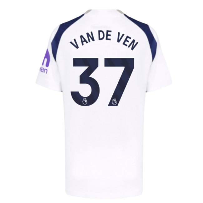 2025-2026 Tottenham Hotspur Home Shirt (Kids) (Van De Ven 37)-SoccerKits Hub | Buy Soccer Jerseys Online
